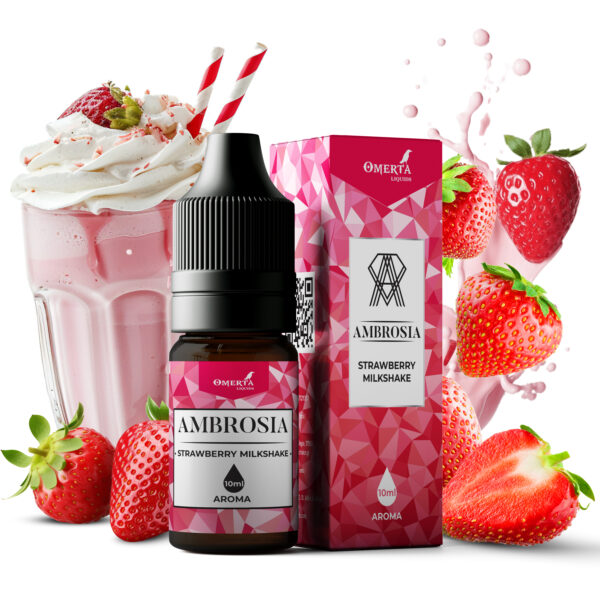 AMBROSIA STRAWBERRY MILKSHAKE 10ML WBF