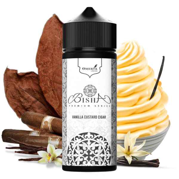 BISHA VANILLA CUSTARD CIGAR 120ML WBF