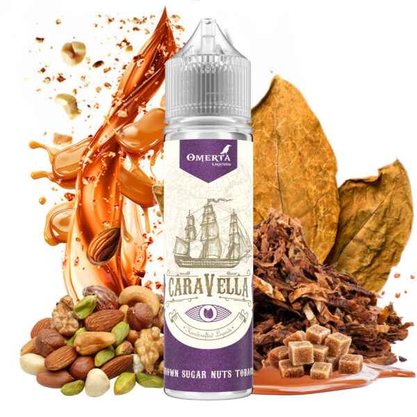 CARAVELLA-BROWN-SUGAR-NUTS-TOBACCO-60ML-WBF CARAVELLA BROWN SUGAR NUTS TOBACCO 60ML WBF