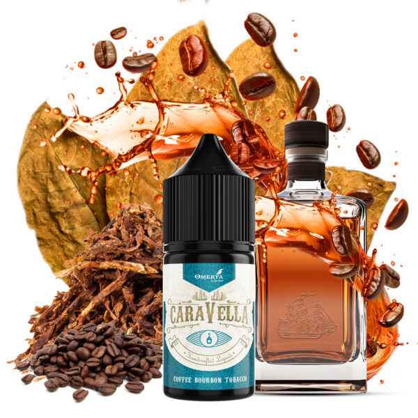 CARAVELLA-COFFEE-BOURBON-TOBACCO-30ML-WBF CARAVELLA COFFEE BOURBON TOBACCO 30ML WBF