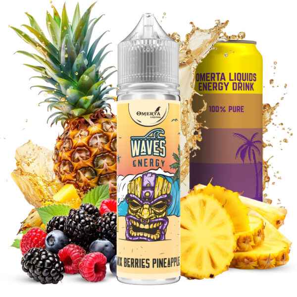 WAVES ENERGY MIX BERRIES PINEAPPLE 60ML WBF