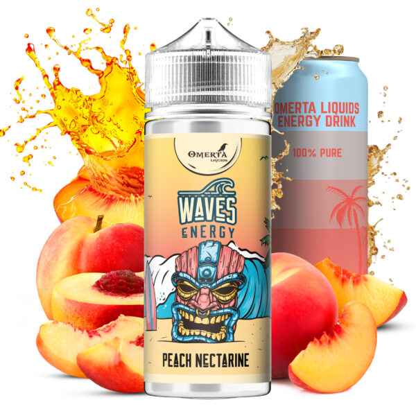 WAVES ENERGY PEACH NECTARINE 120ML WBF
