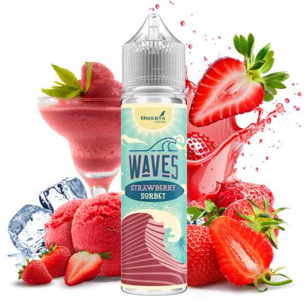 WAVES STRAWBERRY SORBET 60ML WBF