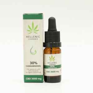 Hellenic Cannabis / Έλαιο κάνναβης 30% CBD (3000mg) Full Spectrum - 10ml