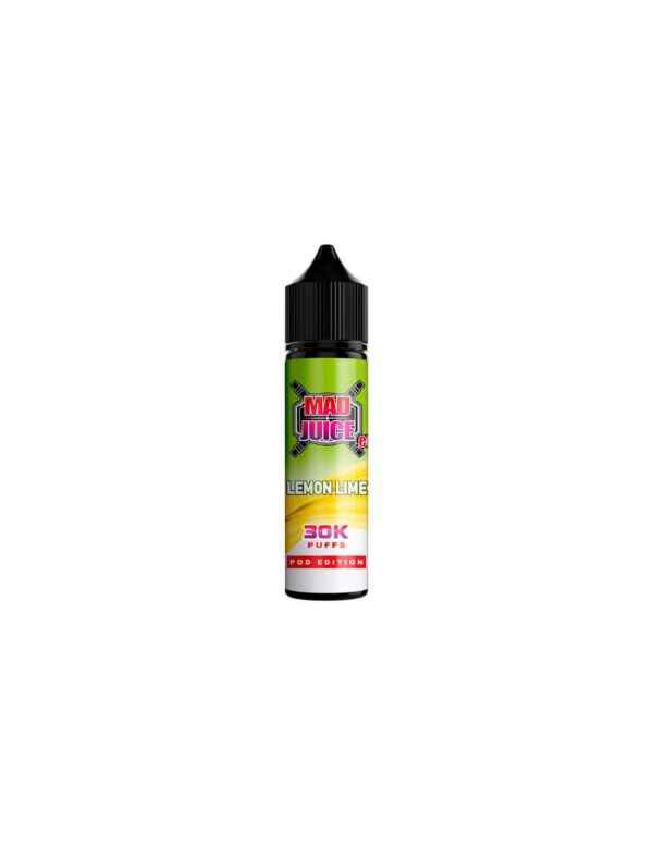 mad juice pod edition lemon lime flavour shot 12 60ml