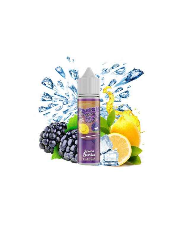 steam city crazy ice lemon berries flavour shot 60ml