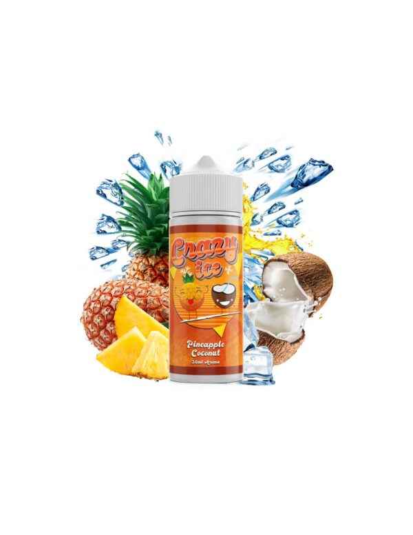 steam-city-crazy-ice-pineapple-coconut-flavour-shot-120ml steam city crazy ice pineapple coconut flavour shot 120ml