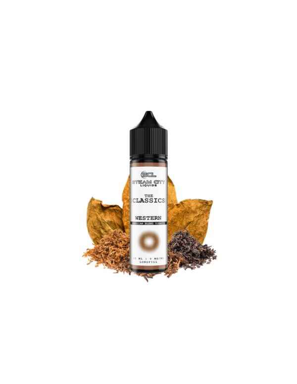 steam city flavour shot western 60ml 1