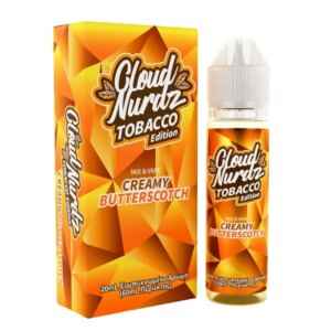 Cloud Nurdz Creamy Butterscotch Tobacco 20/60ml (Made in USA)