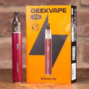 Wenax M2 Leather Edition Kit by GeekVape, Χρώμα Whine Red