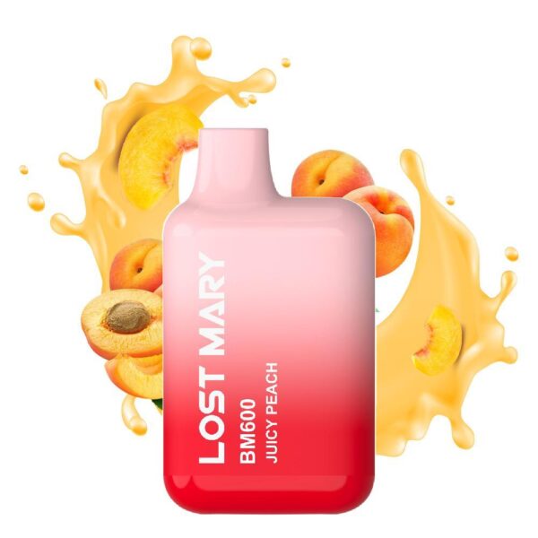 15106 Lost Mary BM600 20mg 2ml Juicy Peach GR