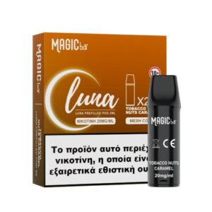 Magic Bar Luna Pre-Filled Pod - Tobacco Nuts Caramel 2%