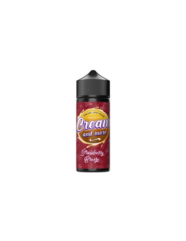 mad juice cream and more strawberry breeze flavour shot 24 120ml