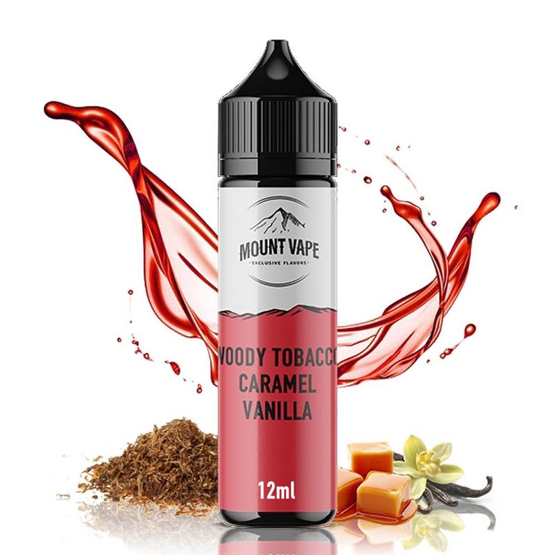 Mount Vape Woody Tobacco Caramel Vanilla 15ml/60ml Flavorshot 2 Woody Tobacco