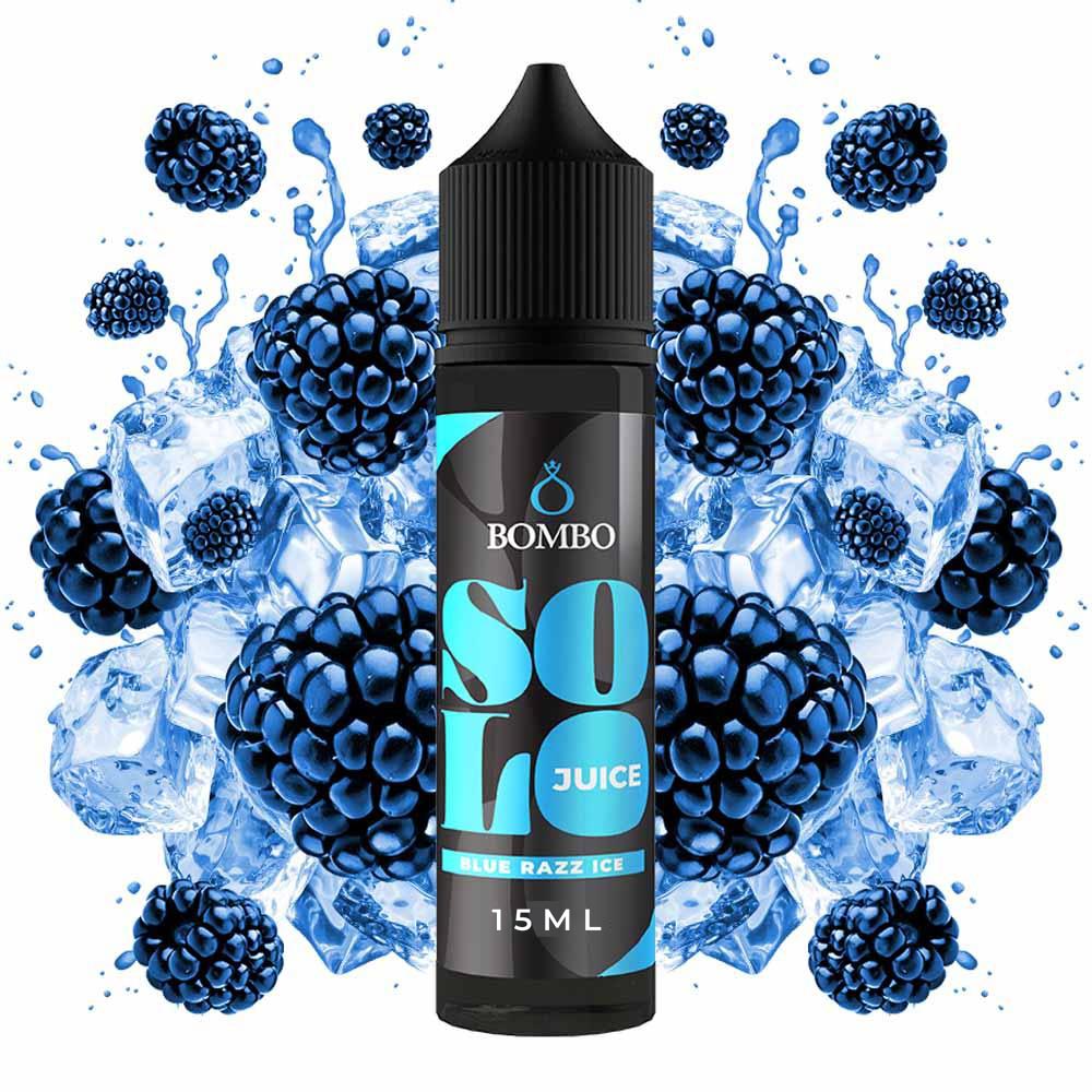 Bombo Solo Juice Blue Razz Ice 15ml/60ml Flavorshot 3 Bombo Golden Era Atenea 20ml/60ml Flavorshot