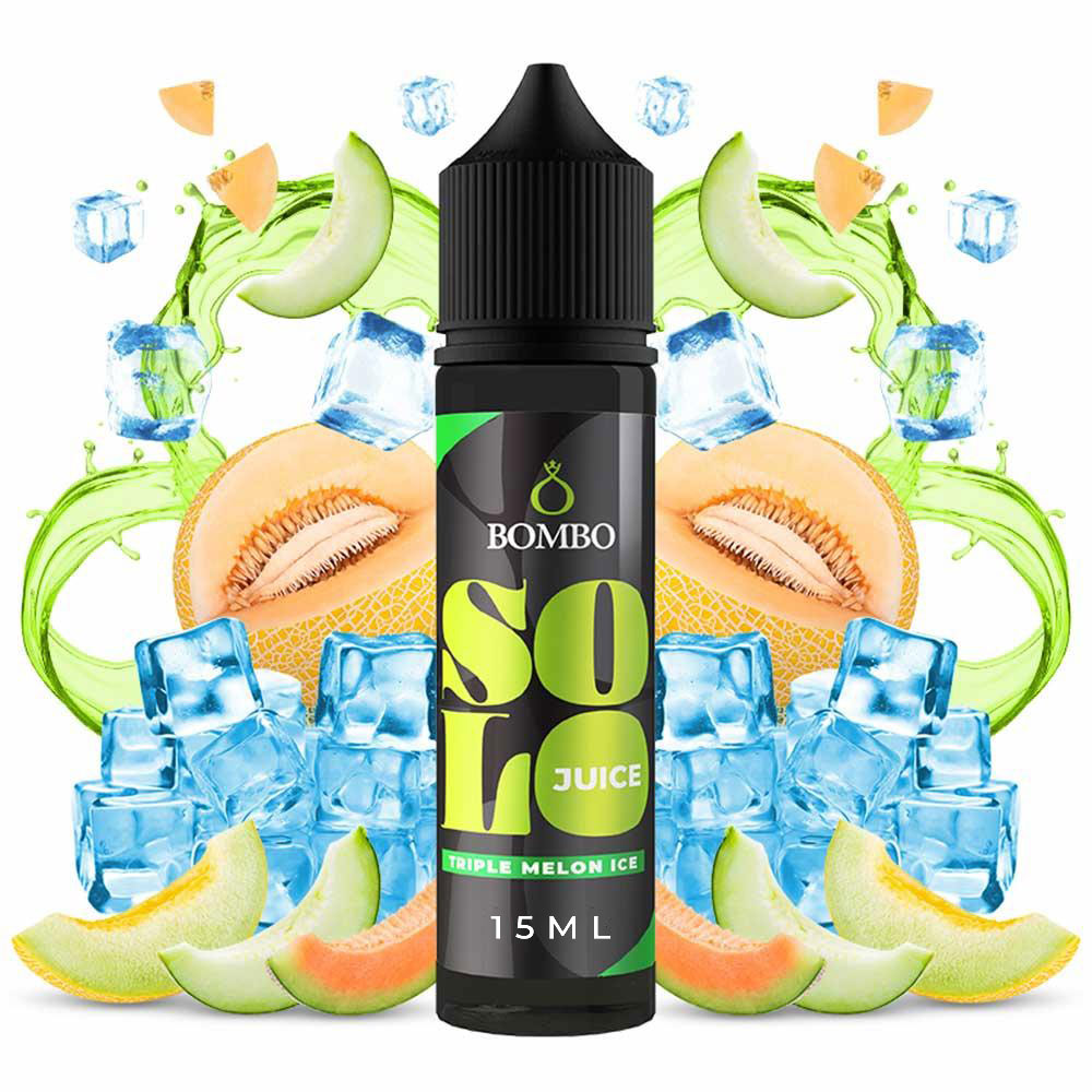 Bombo Solo Juice Triple Melon Ice 15ml/60ml Flavorshot 3 Bombo Golden Era Atenea 20ml/60ml Flavorshot