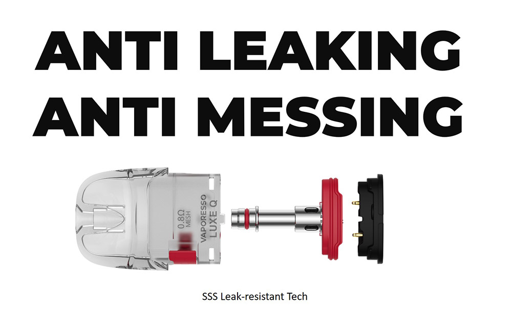 Vaporesso Luxe Q 3ml 0.6ohm Pod Δεξαμενή 2 7 1