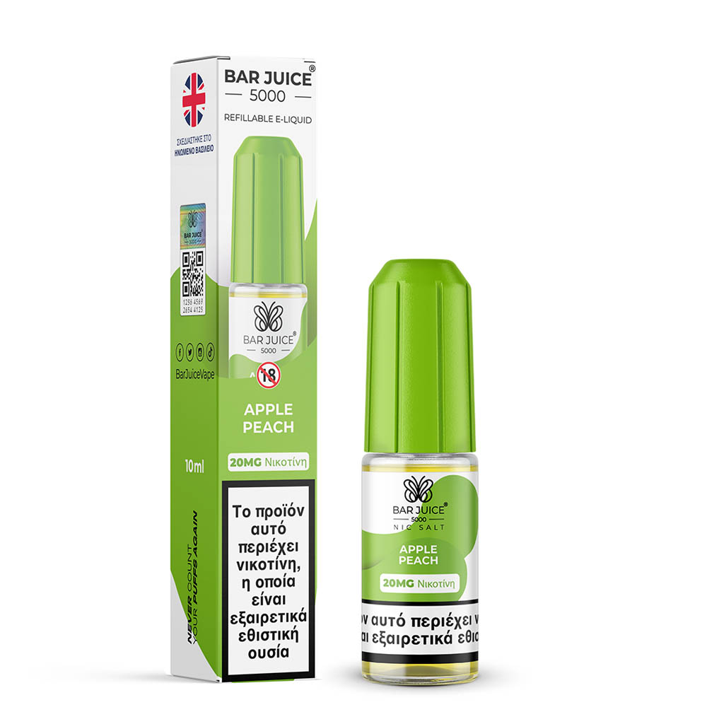 Bar Juice 5000 Apple Peach 10ml 20mg Nic Salts 2 Apple Peach 20mg Bar Juice Nic Salt E liquid 3