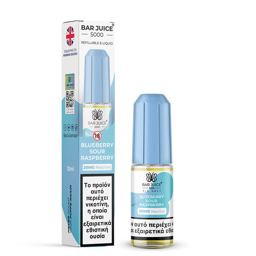 Blueberry Sour Raspberry 20mg Bar Juice Nic Salt E liquid 3