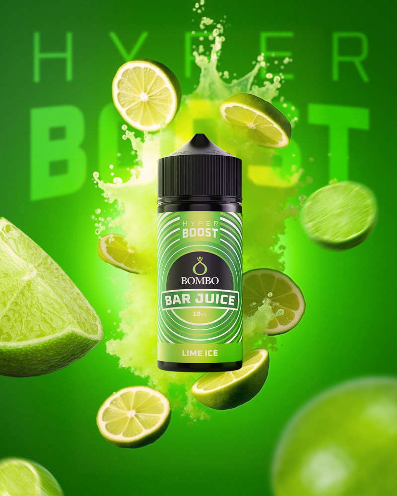 Bombo Bar Juice Hyper Boost Lime Ice Promo Pic