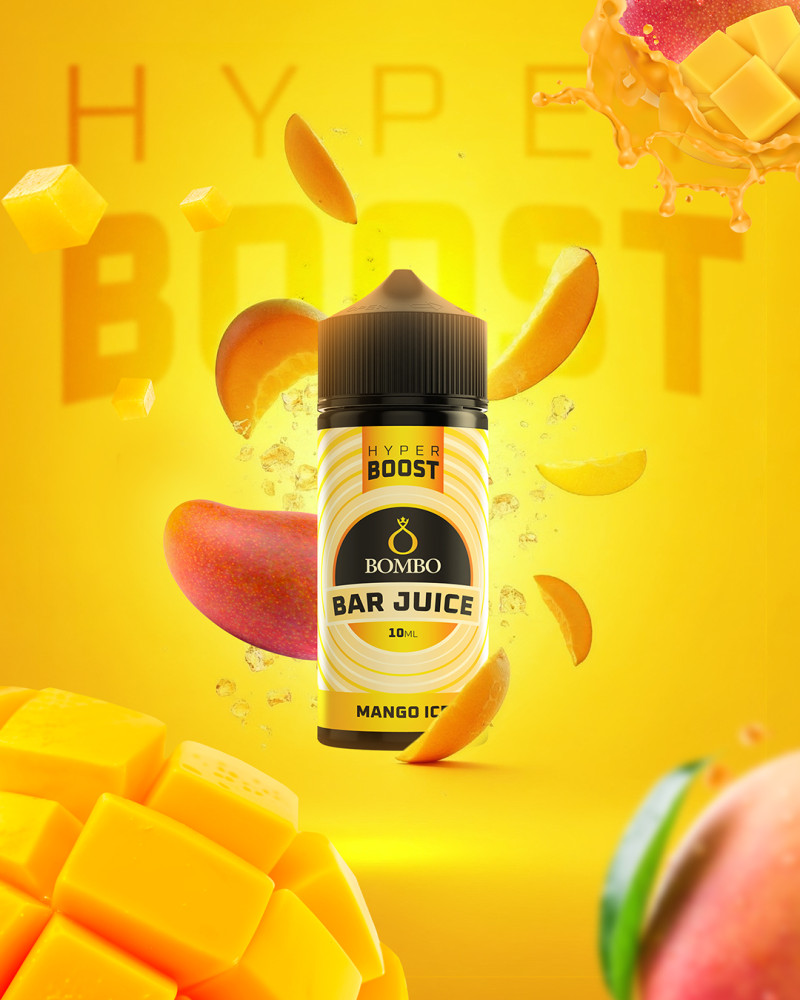 Bombo Bar Juice Hyper Boost Mango Ice Promo Pic
