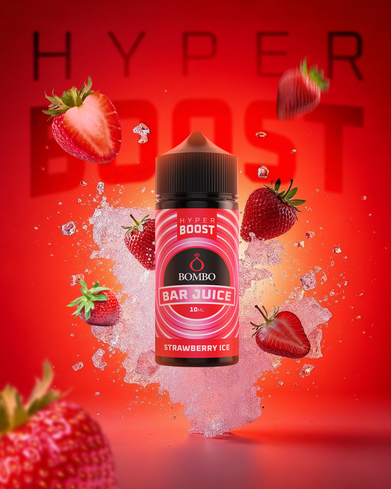 Bombo Bar Juice Hyper Boost Strawberry Ice Promo Pic