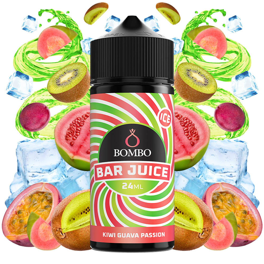 Bombo Bar Juice Kiwi Guava Passion Ice 24ml Longfill