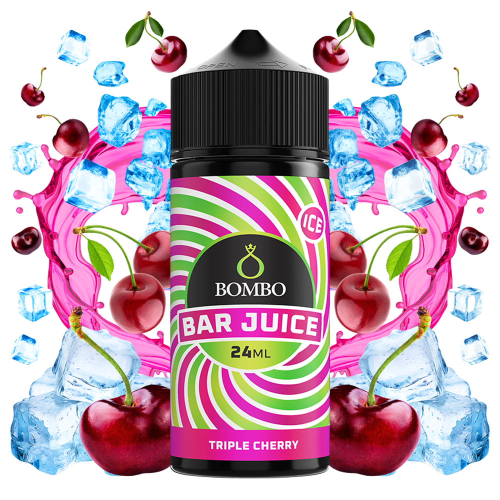 Bombo Bar Juice Triple Cherry Ice 24ml Longfill