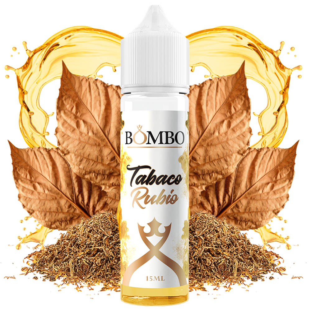 Bombo Tabaco Rubio 15ml/60ml Flavorshot 2 Bombo eLiquids Tabaco Rubio 15ml Longfill GR with ingredients