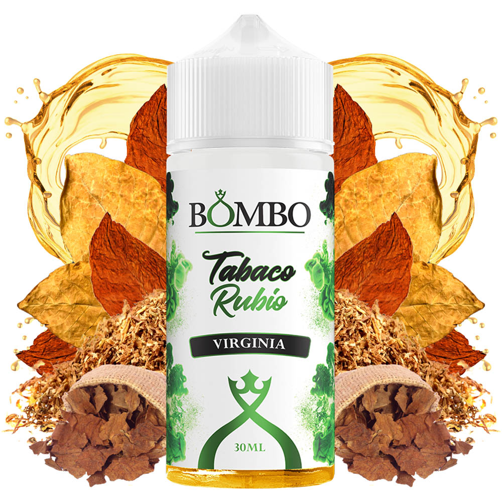 Bombo eLiquids Tabaco Rubio Virginia 30ml Longfill GR with ingredients