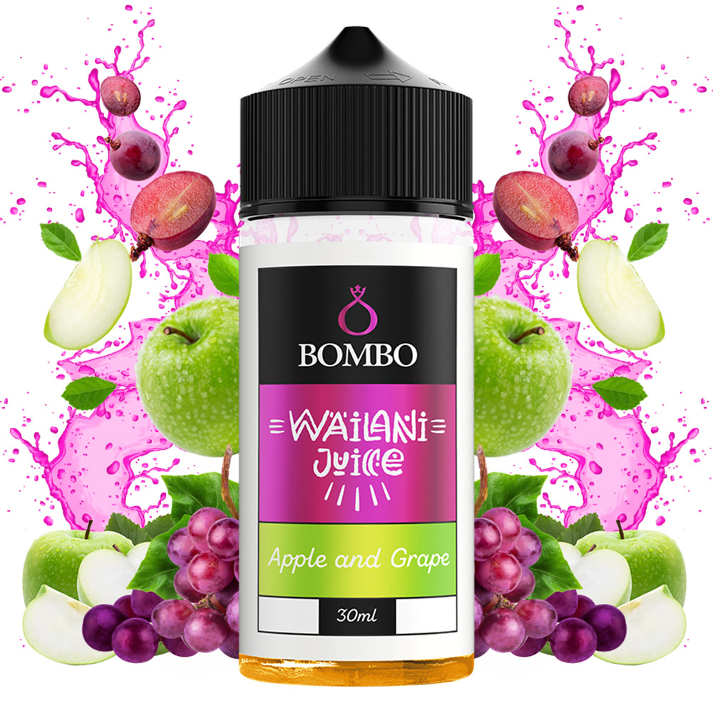 Bombo Wailani Juice Apple and Grape 30ml/120ml Flavorshot 3 Bombo eLiquids Wailani Juice Apple and Grape 30ml Longfill GR