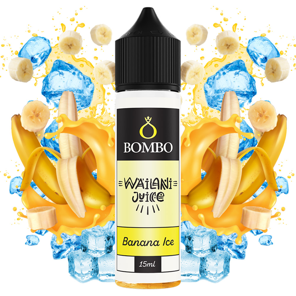 Bombo eLiquids Wailani Juice Banana Ice 15ml Longfill GR