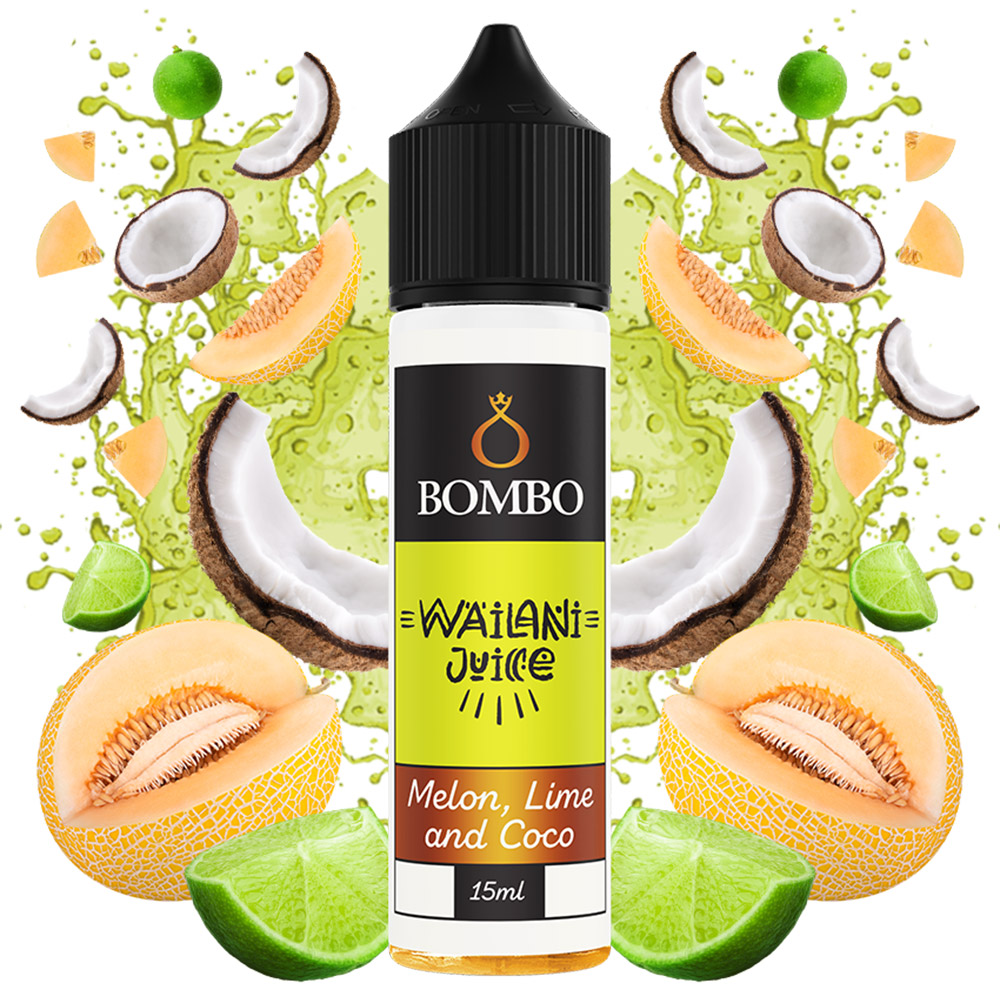 Bombo eLiquids Wailani Juice Melon Lime Coco 15ml Longfill GR