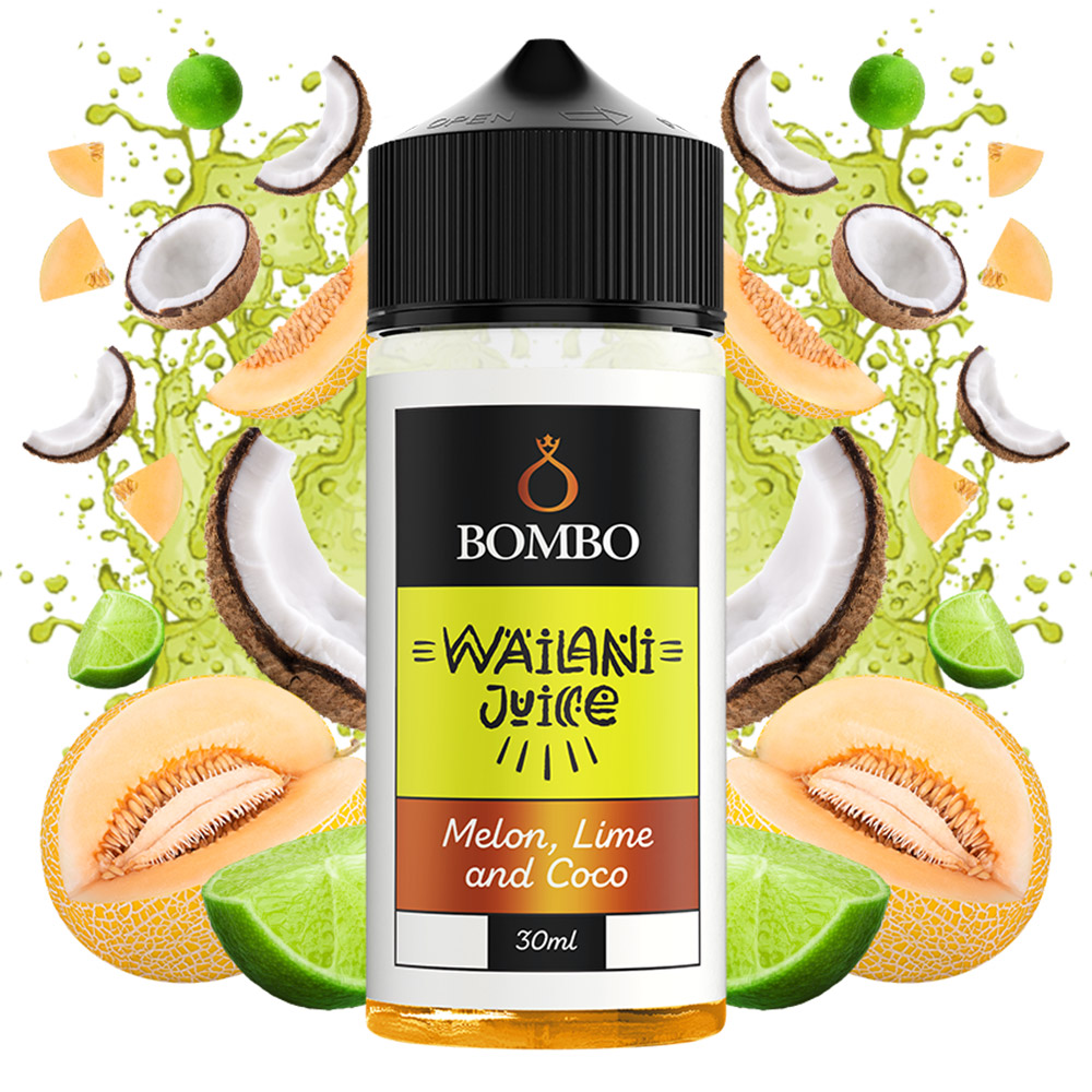 Bombo Wailani Juice Melon Lime and Coco 30ml/120ml Flavorshot 3 Bombo eLiquids Wailani Juice Melon Lime Coco 30ml Longfill GR