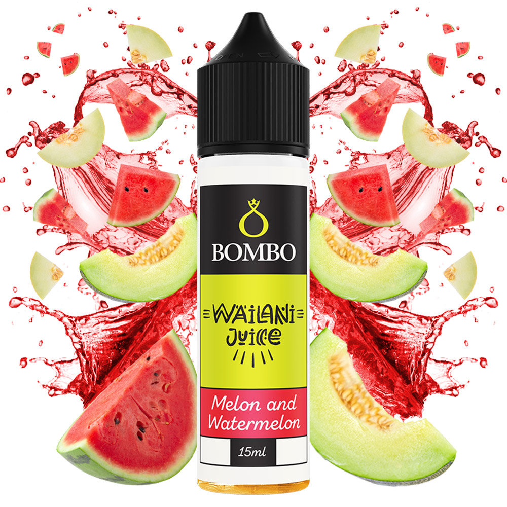 Bombo Wailani Juice Melon and Watermelon 15ml/60ml Flavorshot 3 Bombo eLiquids Wailani Juice Melon Watermelon 15ml Longfill GR