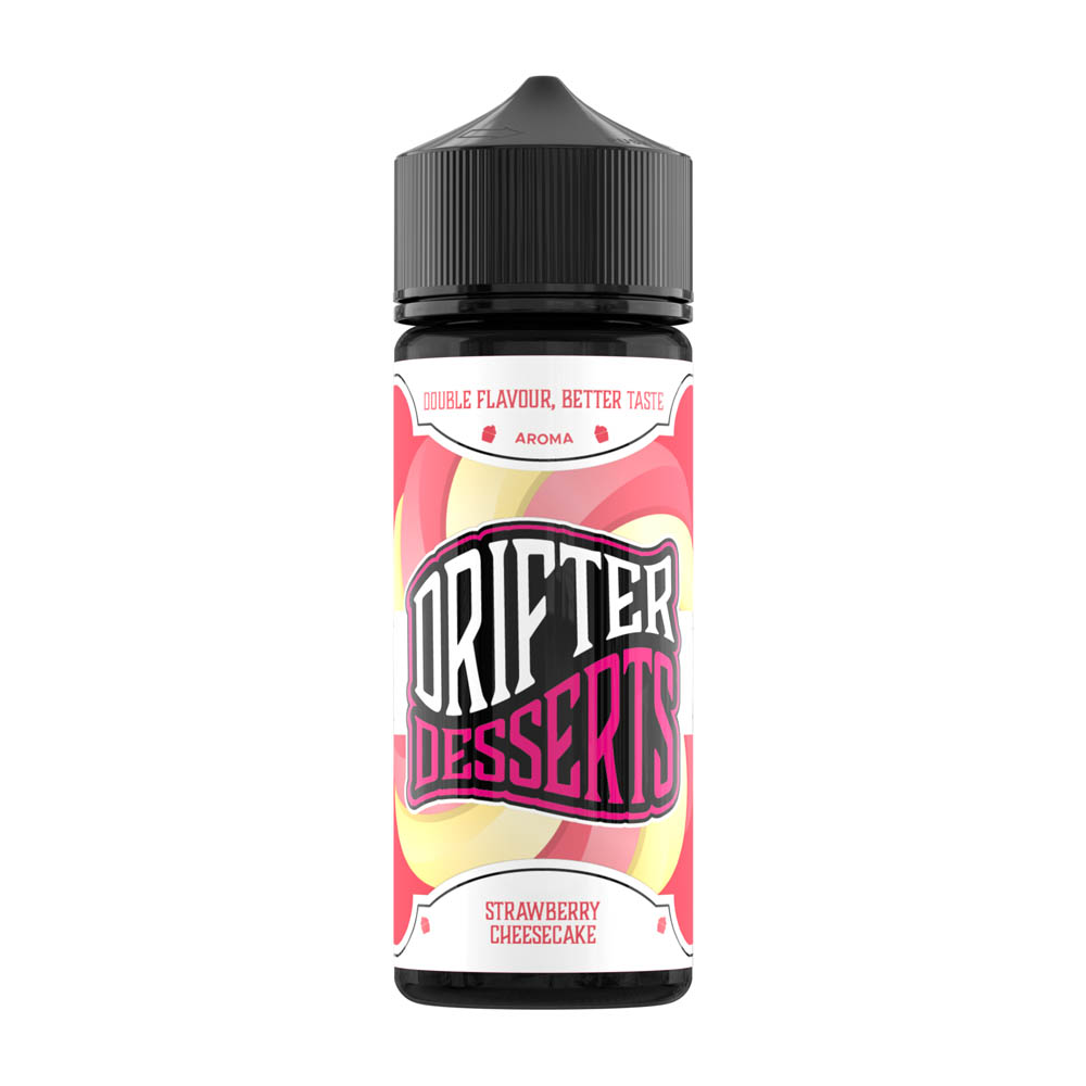 Drifter Desserts Strawberry Cheesecake 24ml/120ml Flavorshot 2 Drifter Desserts Strawberry Cheesecake 24ml 0mg