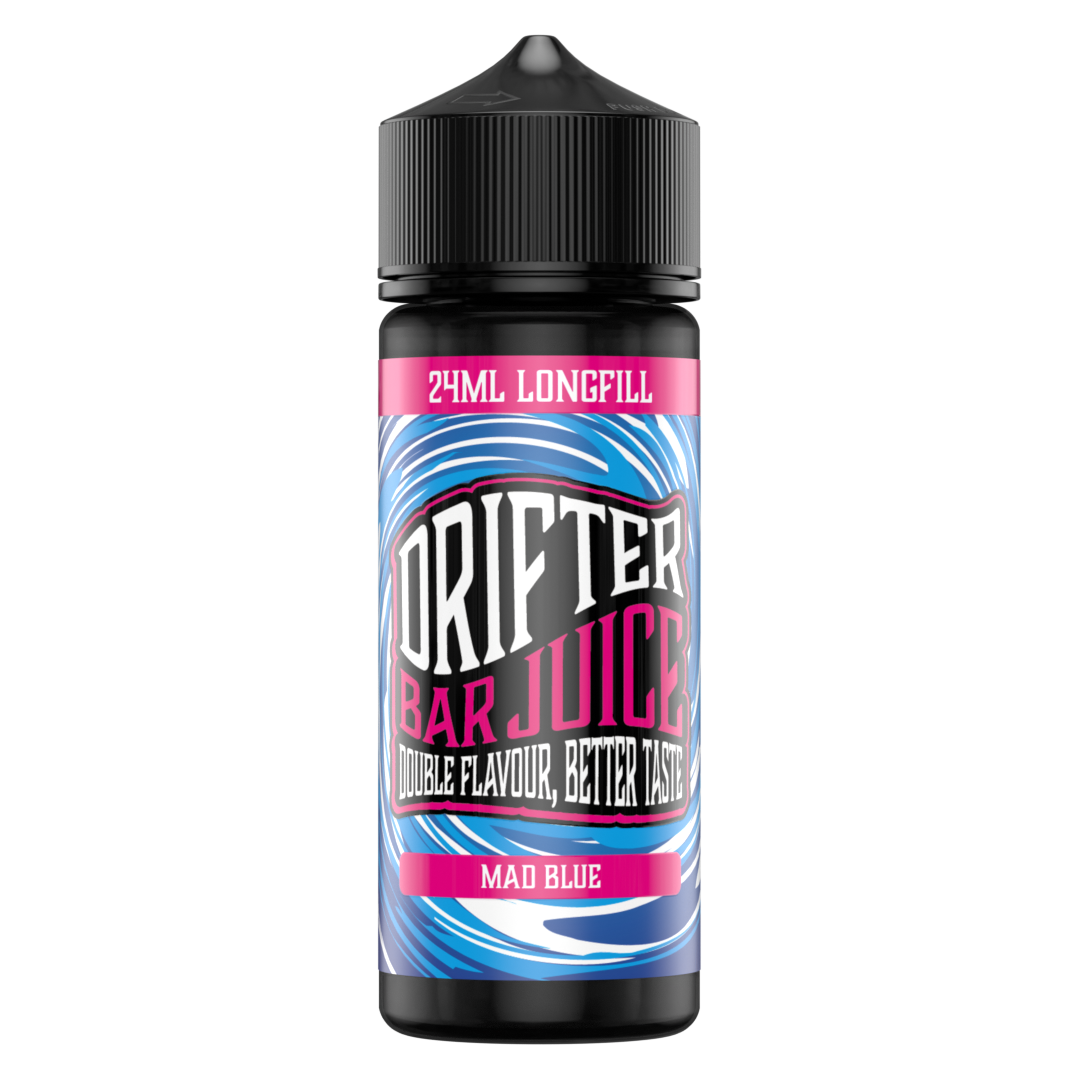 Drifter Bar Juice Mad Blue 24ml/120ml Flavorshot 3 Drifter Greece 24ml Mad Blue