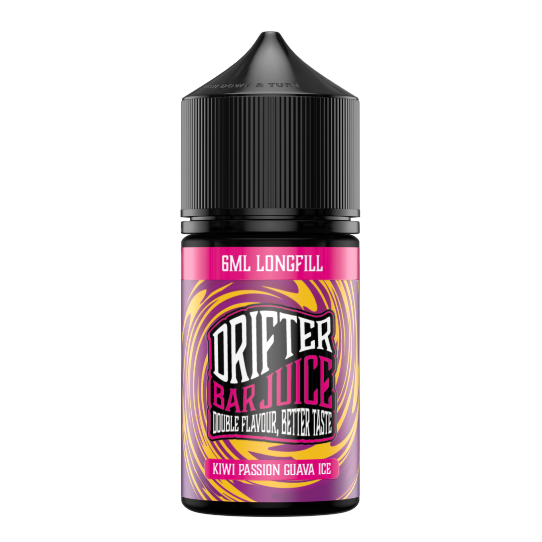 Drifter Bar Juice Kiwi Passion Guava Ice 6ml/30ml Flavorshot 3 Drifter Greece 6ml Kiwi Passion Guava Ice