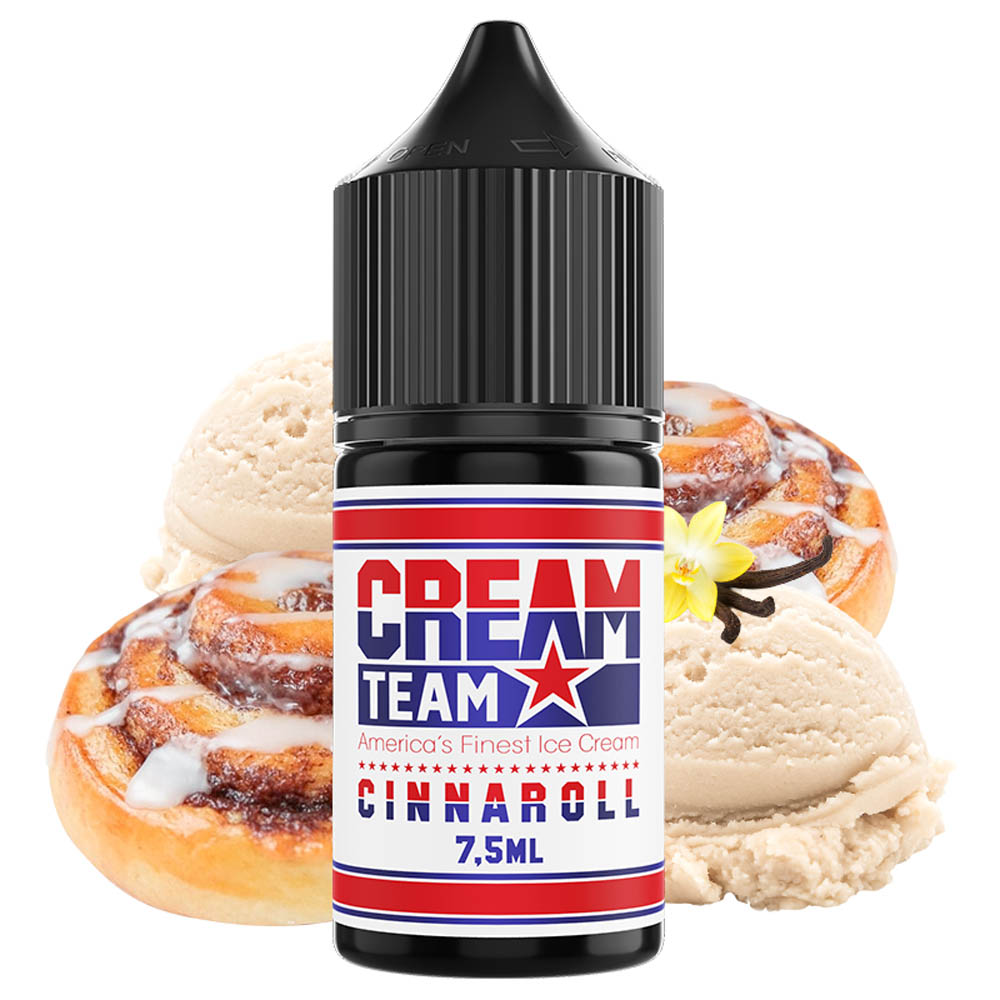 Kings Crest CREAM TEAM Cinnaroll 75ml GR with ingredients