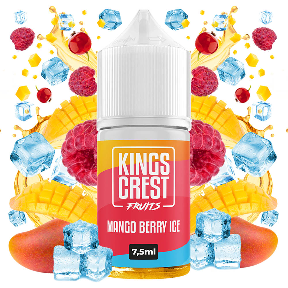 Kings Crest Fruits Ice Mango Berry 7.5ml/30ml Flavorshot 3 Kings Crest Fruits Mango Berry Ice 75ml GR with ingredients