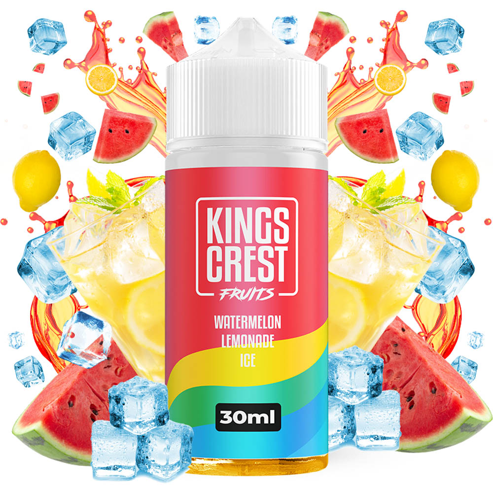 Kings Crest Fruits Ice Watermelon Lemonade 30ml/120ml Flavorshot 3 Kings Crest Fruits Watermelon Lemonade Ice 30ml Longfill with ingredients