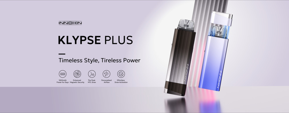 Innokin Klypse Plus 2ml Pod Kit – Space Gray 1 Klypse Plus Banner