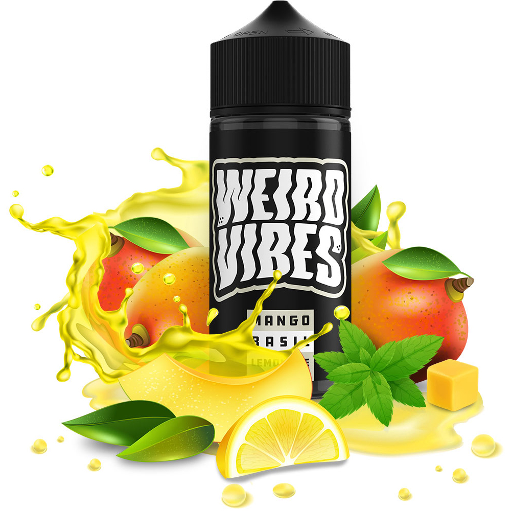 Barehead Weird Vibes Mango Basil Lemonade 30ml/120ml Flavorshot 4 Mango Basil