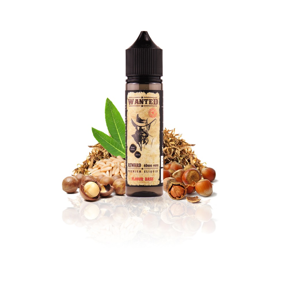 Wanted Silver Bullet 20ml/60ml Flavorshot 2 Wanted Silver Bullet 1