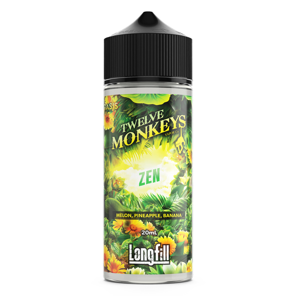 12 Monkeys Oasis Zen 20ml/120ml Flavorshot 2 Zen mockup 120ml