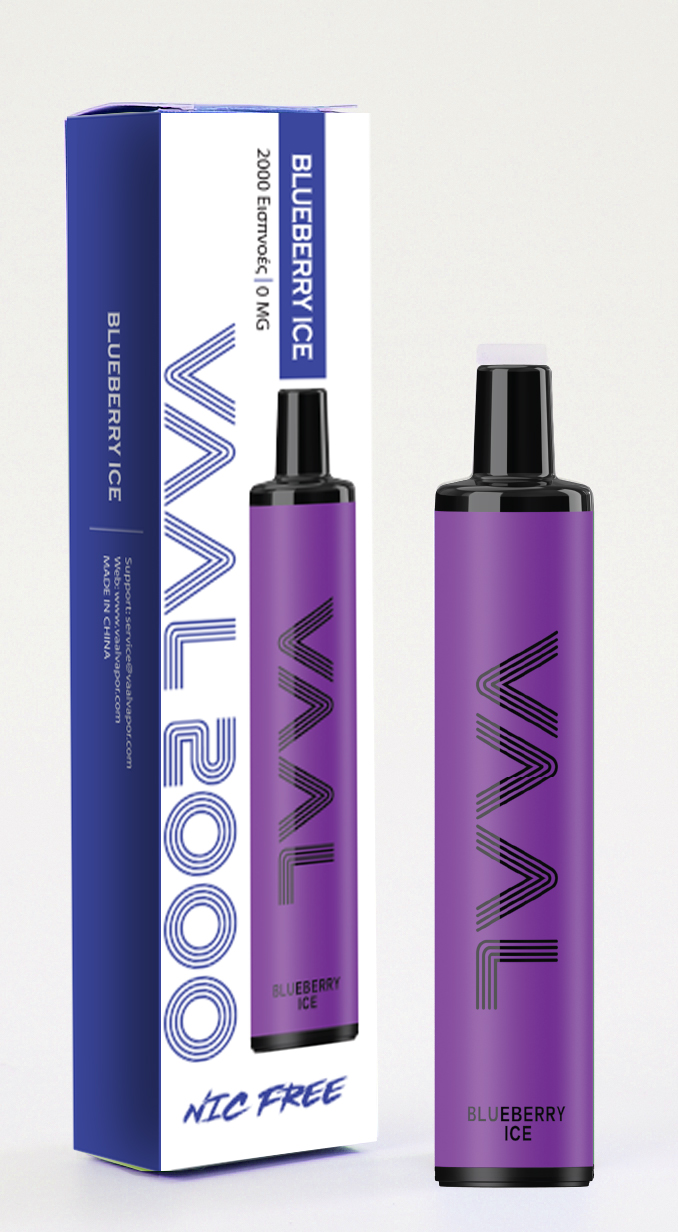 Vaal 2000 0mg 5ml Blueberry Ice 2 blueberry ice 2