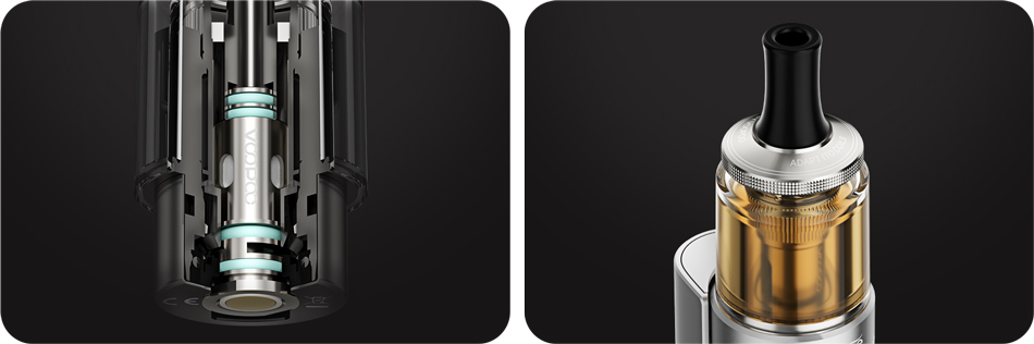 Voopoo ITO M3 1.2ohm Mesh Coil 5 Voopoo Drag Q 3.5ml Pod Kit