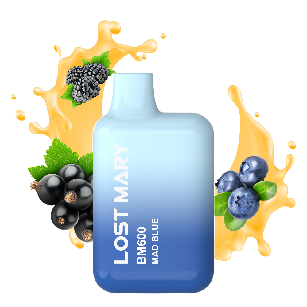Lost Mary BM600 20mg 2ml Mad Blue 2 mad blue