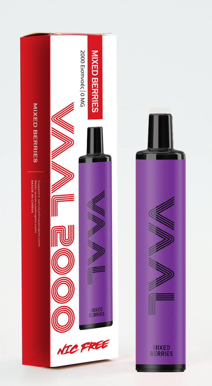 Vaal 2000 0mg 5ml Mixed Berries 2 mixed berries