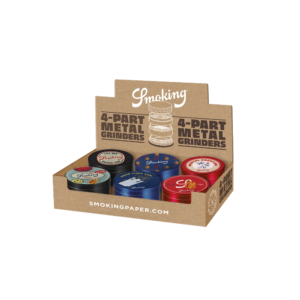 Τρίφτης καπνου Smoking 4parts 5 cm diam 6/d